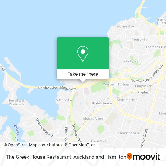 The Greek House Restaurant map