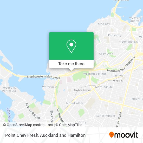 Point Chev Fresh map