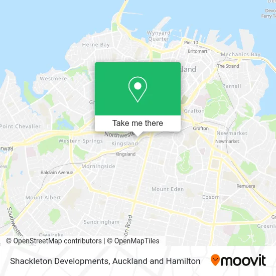 Shackleton Developments map
