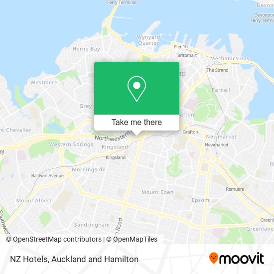 NZ Hotels地图