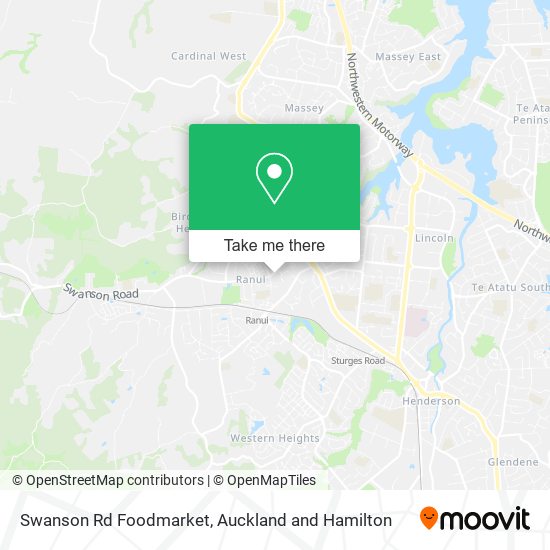 Swanson Rd Foodmarket map