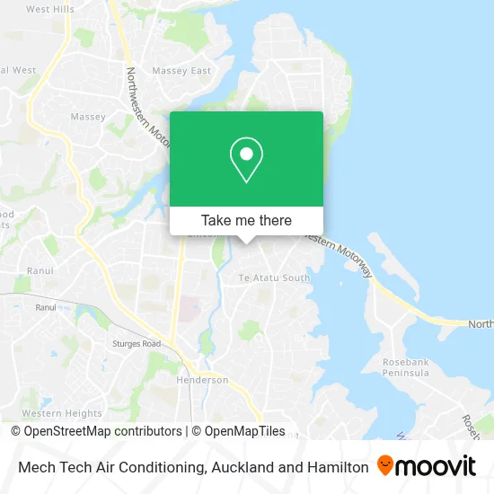 Mech Tech Air Conditioning map