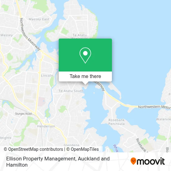 Ellison Property Management map