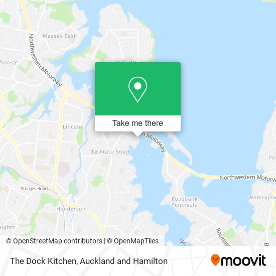 The Dock Kitchen map
