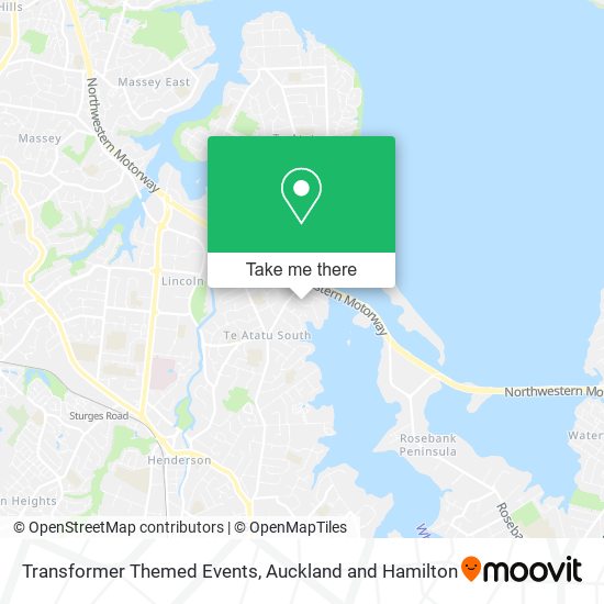 Transformer Themed Events map