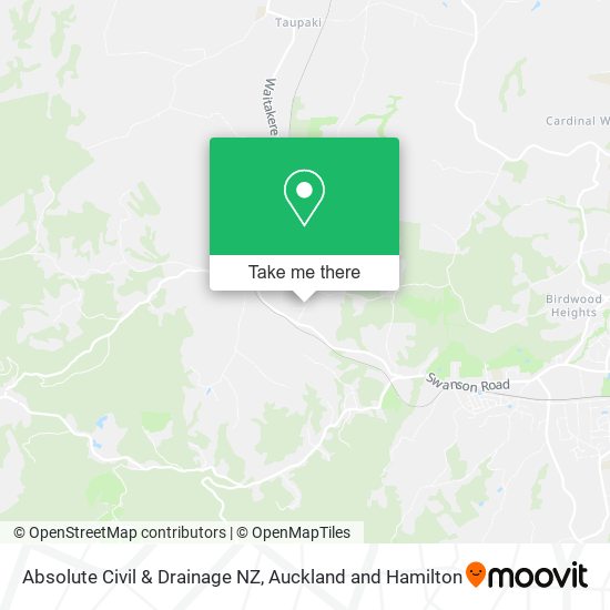 Absolute Civil & Drainage NZ map