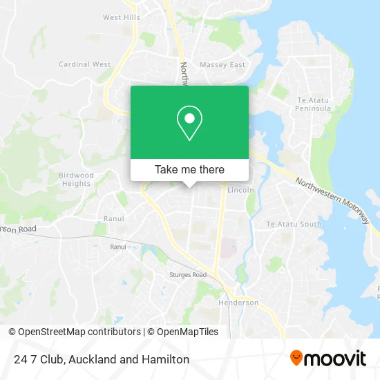 24 7 Club map