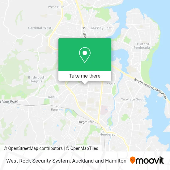 West Rock Security System map