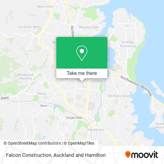 Falcon Construction map