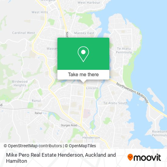 Mike Pero Real Estate Henderson map
