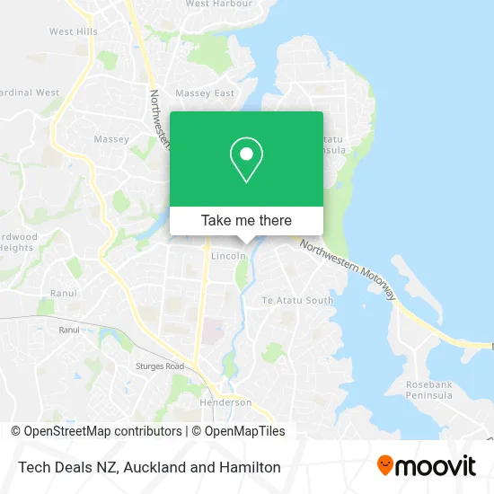 Tech Deals NZ map