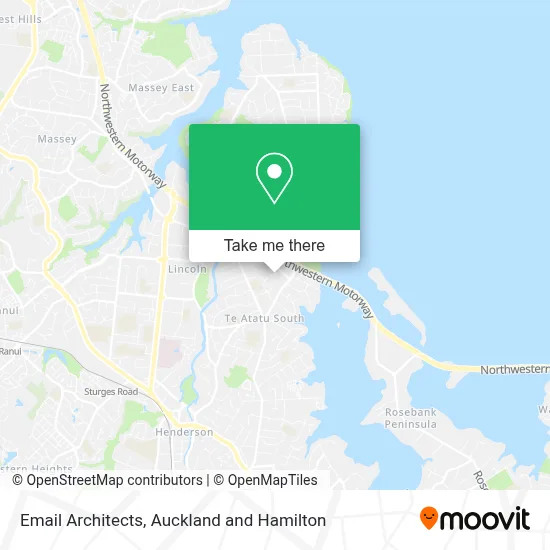 Email Architects map