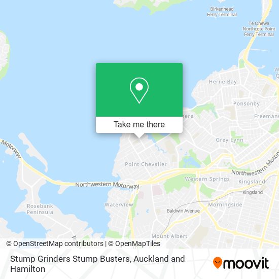 Stump Grinders Stump Busters map