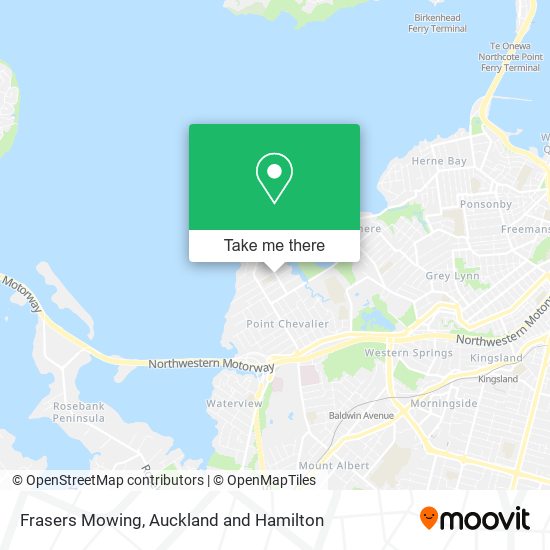 Frasers Mowing map
