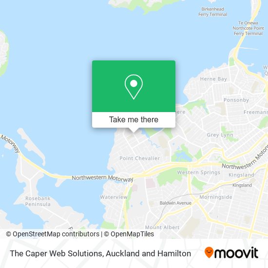 The Caper Web Solutions map