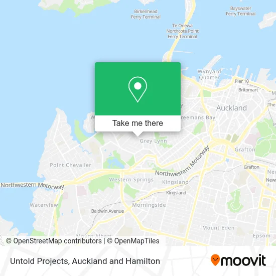 Untold Projects map