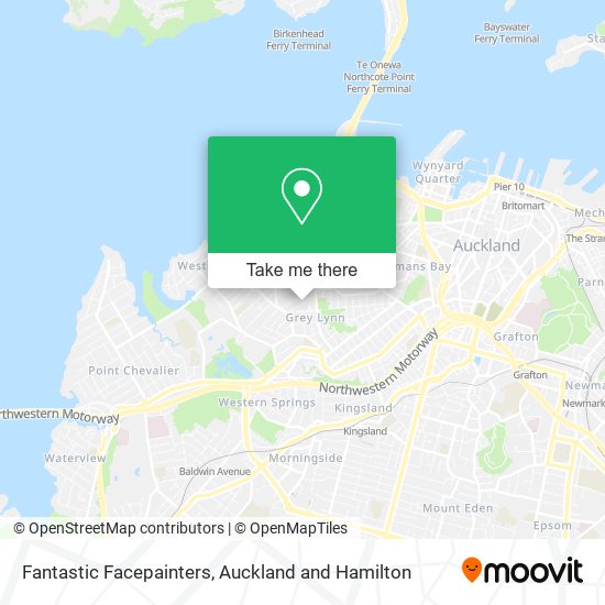 Fantastic Facepainters map