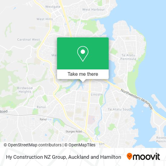 Hy Construction NZ Group map