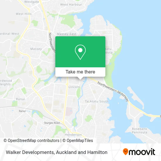 Walker Developments map