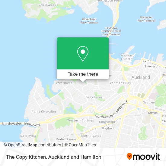 The Copy Kitchen map