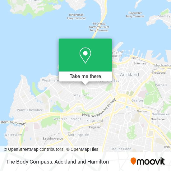 The Body Compass map