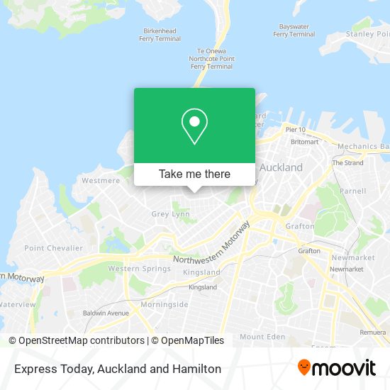 Express Today map