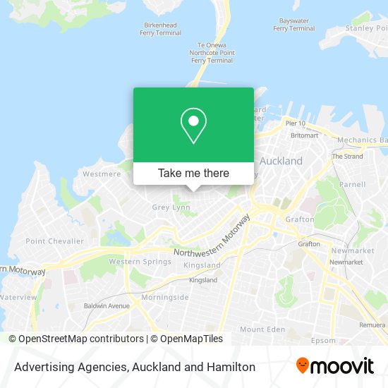 Advertising Agencies map