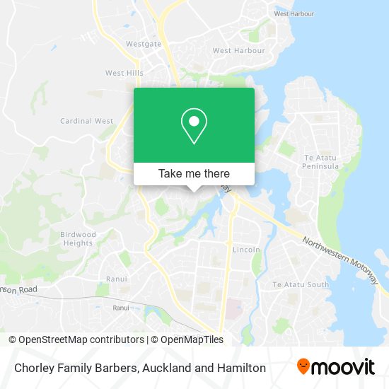 Chorley Family Barbers map