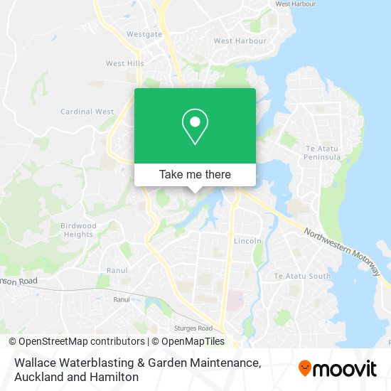 Wallace Waterblasting & Garden Maintenance map