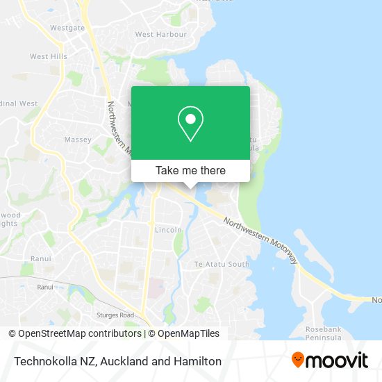 Technokolla NZ map