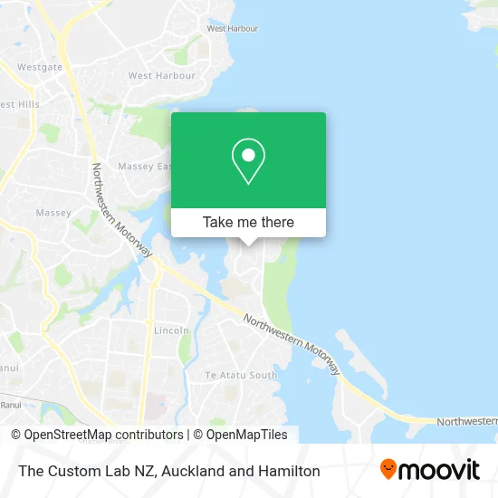 The Custom Lab NZ map