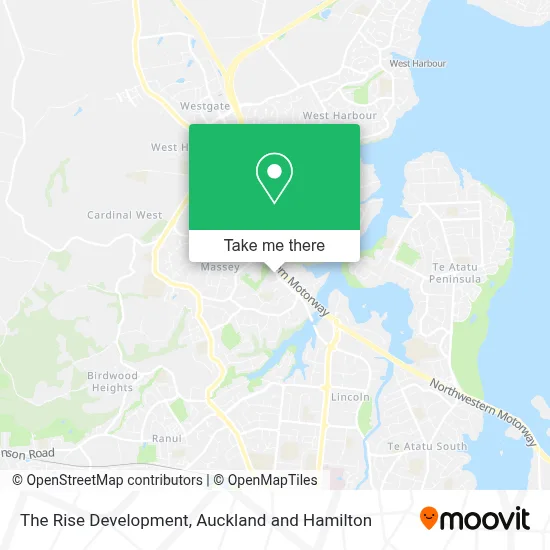 The Rise Development map