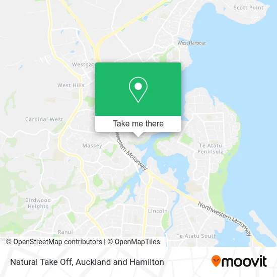 Natural Take Off map