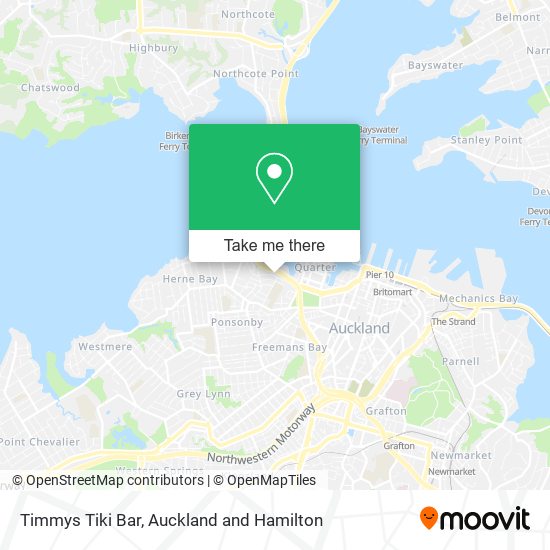 Timmys Tiki Bar map