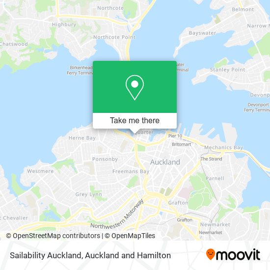 Sailability Auckland地图