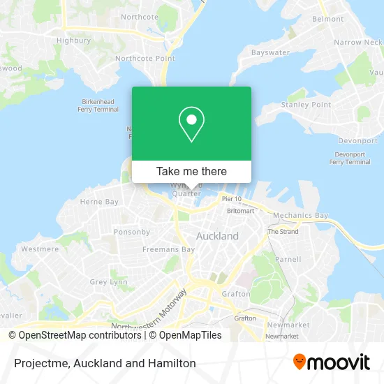 Projectme map