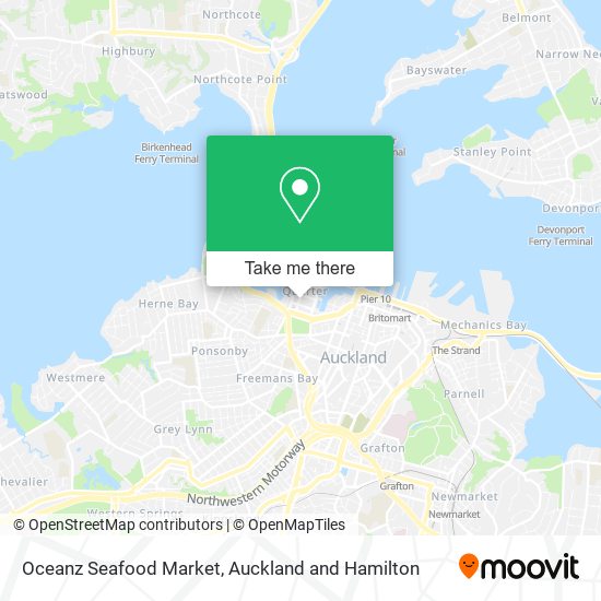 Oceanz Seafood Market map