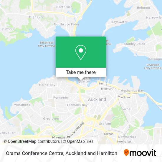 Orams Conference Centre map