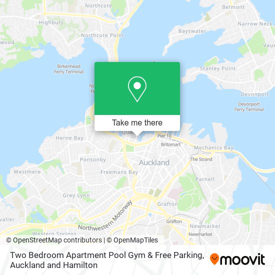 Two Bedroom Apartment Pool Gym & Free Parking map