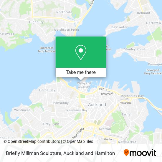 Briefly Millman Sculpture map