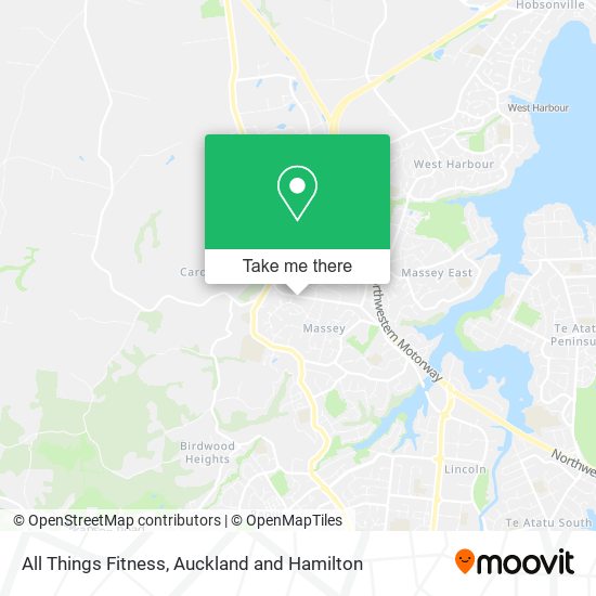 All Things Fitness map