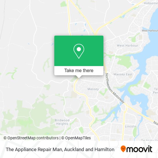 The Appliance Repair Man map