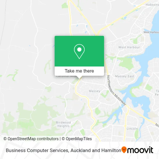 Business Computer Services map