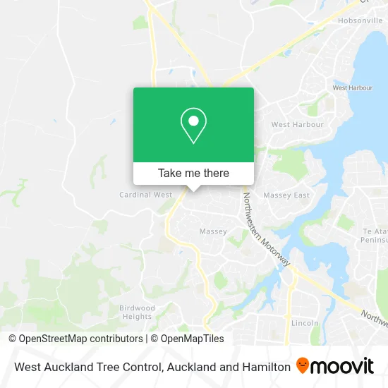 West Auckland Tree Control map