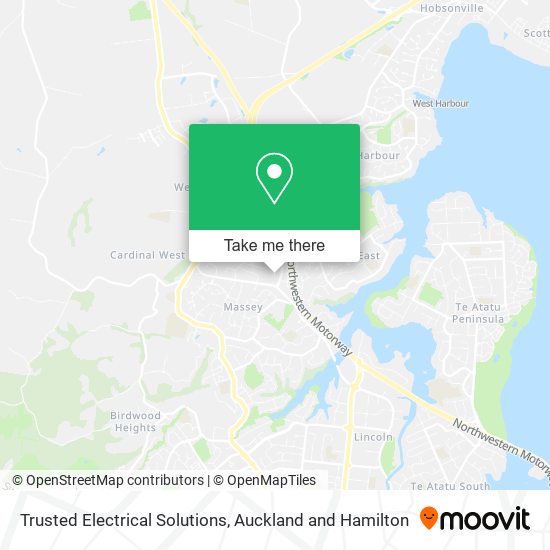 Trusted Electrical Solutions map