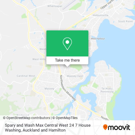 Spary and Wash Max Central West 24 7 House Washing map