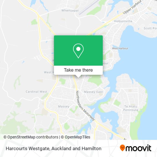 Harcourts Westgate map