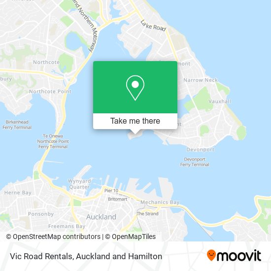 Vic Road Rentals map