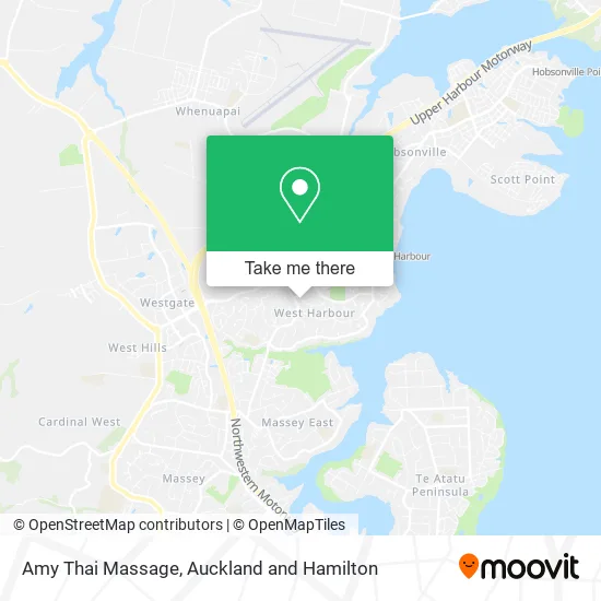 Amy Thai Massage map