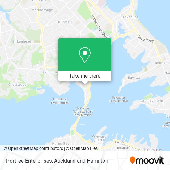 Portree Enterprises map